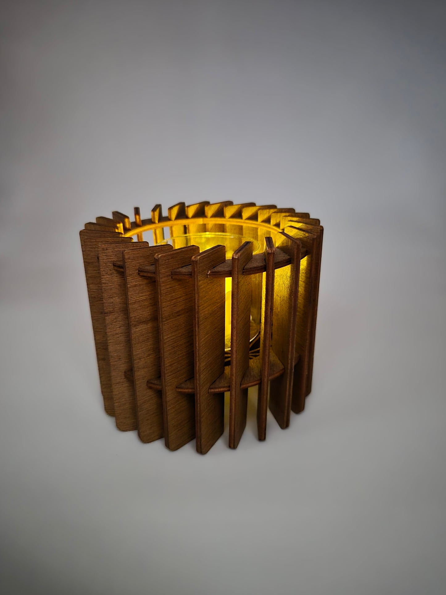 Teelichtlampe / Teelichthalter klein gerade