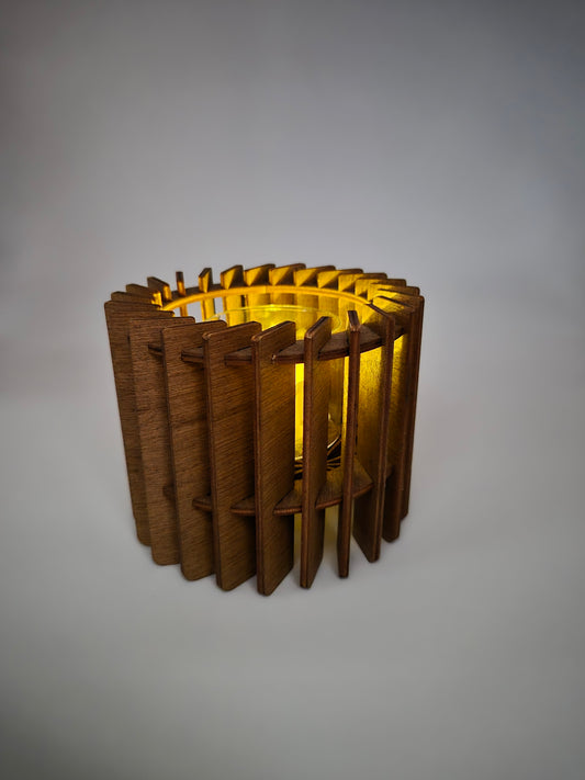 Teelichtlampe  / Teelichthalter klein gerade
